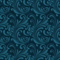 Dark blue ornamental seamless vector