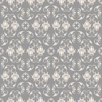 baroque pattern vector