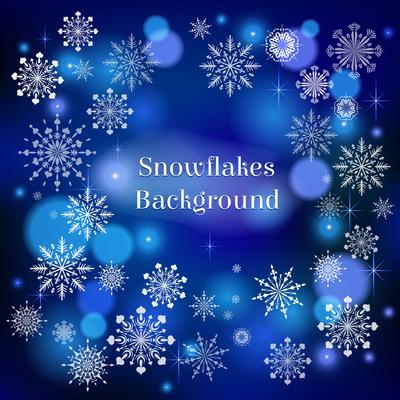 falling snow