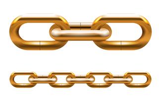 golden chain vector