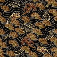 Oriental traditional seamless pattern vector