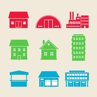 building icons vector