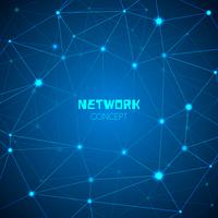 Abstract technology network concept vector