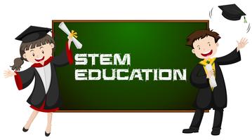 Stem education and two graduated students