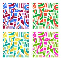 Abstract background in four colors