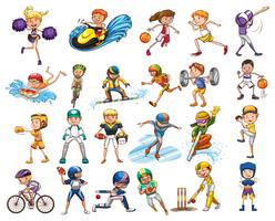 Different kind of sports vector