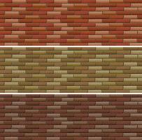 Road and wall design with bricks
