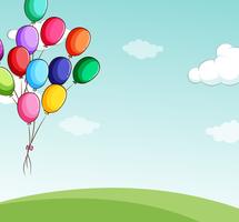 Balloons vector