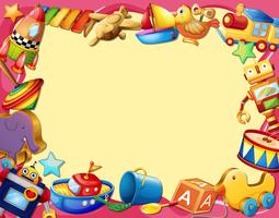 Toys banner vector