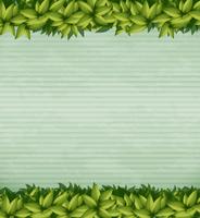 Nature Green Plant Note Template vector