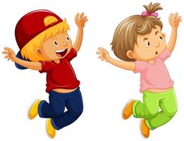 Kids Jumping Vector Art, Icons, and Graphics for Free Download