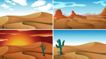 Desiertos vector