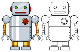 Robot toy vector