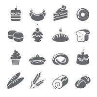 Baking Icons Black vector