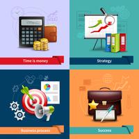 Business Realistic Set vector