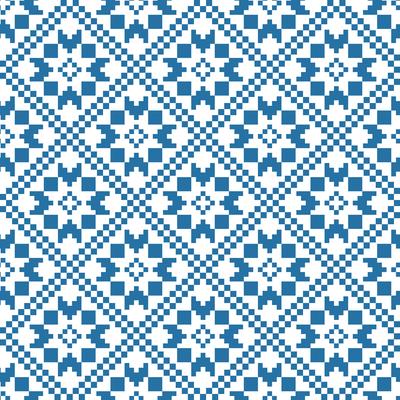 Traditional scandinavian pattern. Nordic ethnic seamless background