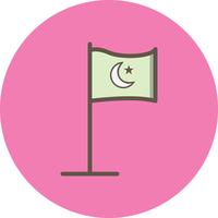 Vector Islamic Flag Icon