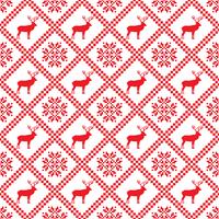 Traditional scandinavian pattern. Nordic ethnic seamless background vector