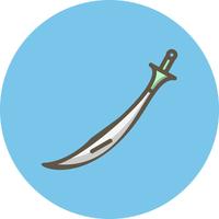 Vector icono de espada