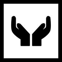 Vector Praying Icon