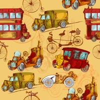 Vintage Transport Seamless vector