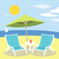 lounge chairs vector