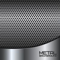 Abstract metal background with perforation
