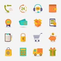 Shopping e-commerce icon vector