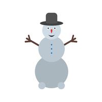 Snowman Vector Icon