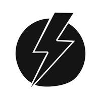 Icono de Vector de descarga eléctrica