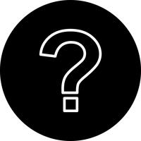 Question Mark Vector Icon