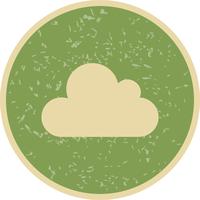 Icono de vector de nube