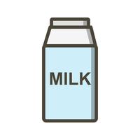 Vector icono de leche