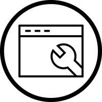 Vector Browser Settings Icon