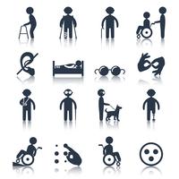 Disabled icons set black