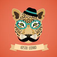 Animal hipster portrait vector