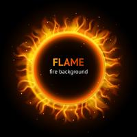 Flame circle background