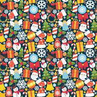 Christmas seamless pattern vector