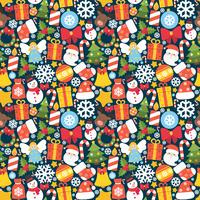 Christmas seamless pattern vector