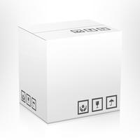 Carton box isolated vector