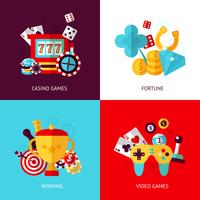 Game design set vector