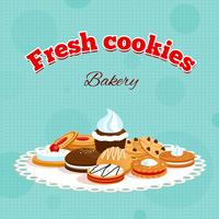 Bakery retro poster vector