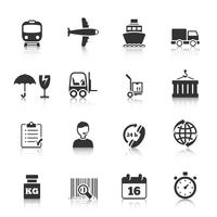 Logistics Icons Set vector