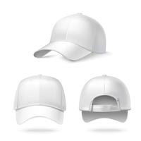 Gorra de béisbol realista vector