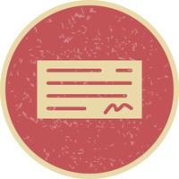 Vector Cheque Icon