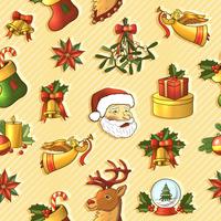 Christmas seamless pattern vector