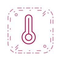 Icono de vector de temperatura