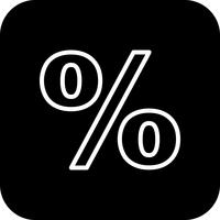 Percentage Vector Icon