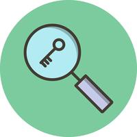 Vector Keyword Search Icon