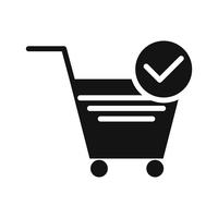 Vector Verified Cart Items Icon